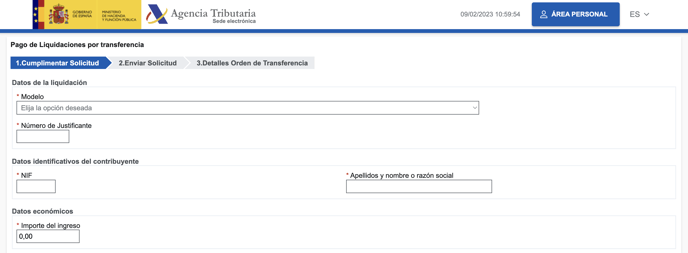 formulario AEAT